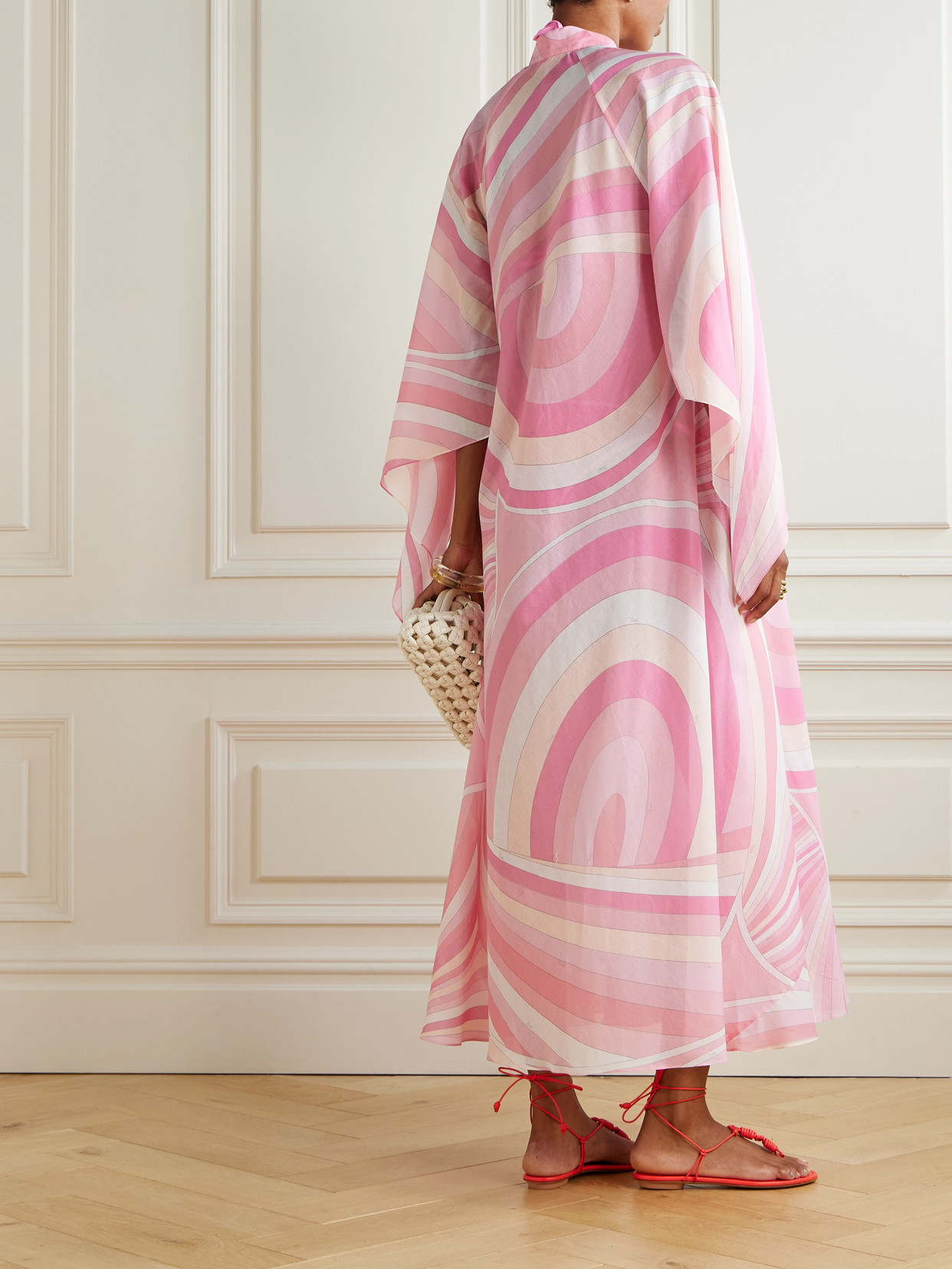 Pucci Printed Cotton-muslin Kaftan