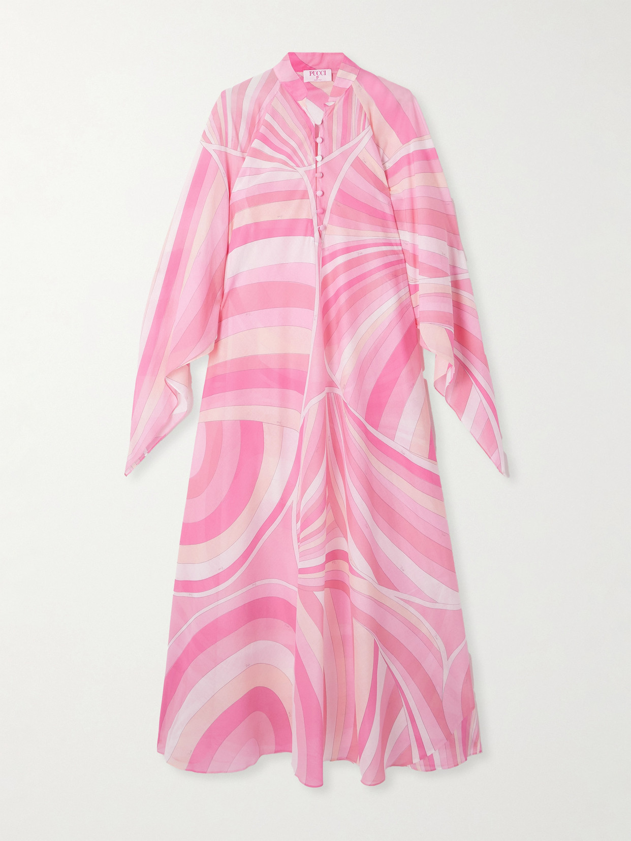 Pucci Printed Cotton-muslin Kaftan