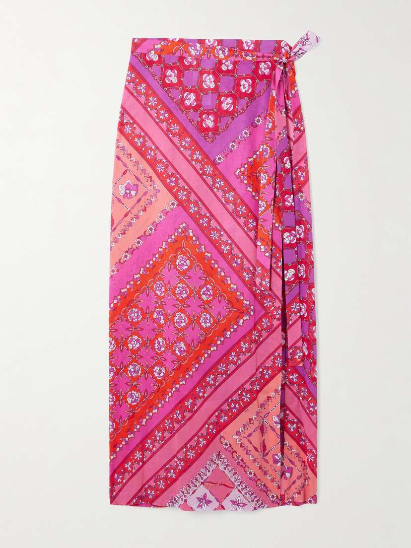 PUCCI Printed Cotton-muslin Pareo