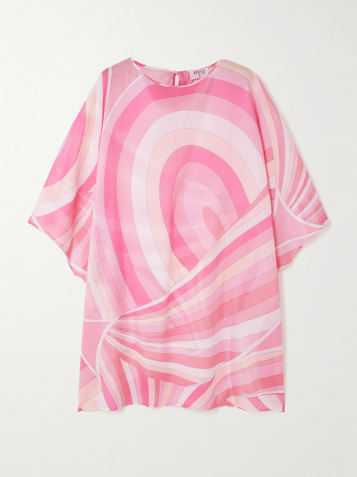 Pucci Printed Cotton-voile Mini Dress