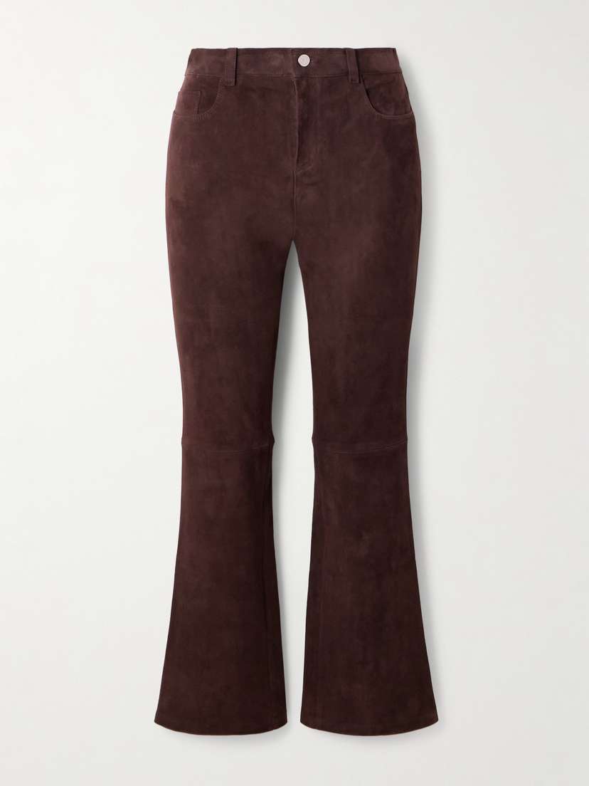 STOULS Dean Suede Flared Pants
