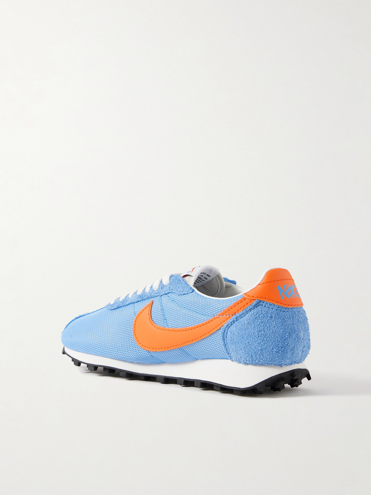 Nike Ld-1000 Suede And Leather-trimmed Mesh Sneakers In Blue