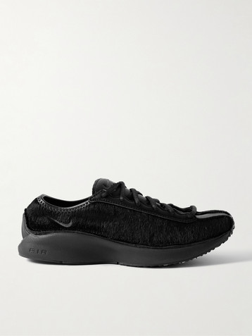 Nike Air Superfly LX calf hair and leather sneakers