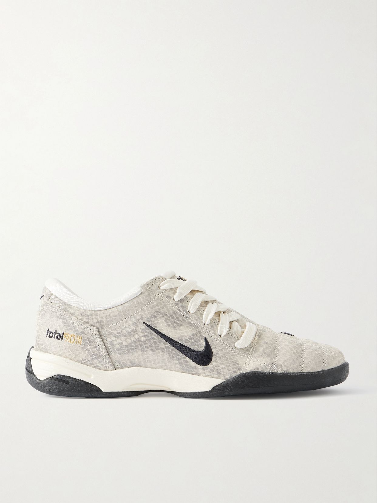 T90 SE snake-effect leather sneakers