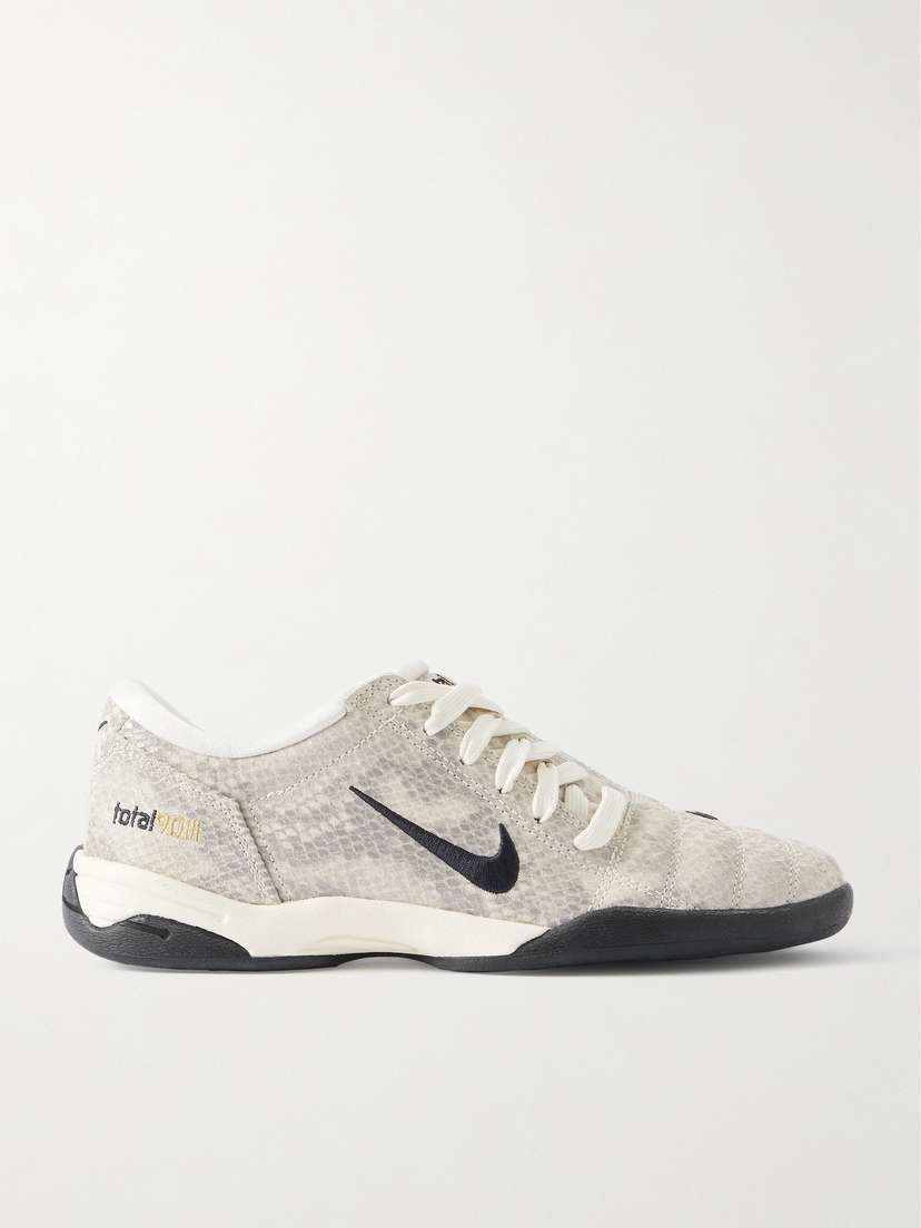 Nike T90 Se Snake-effect Leather Sneakers