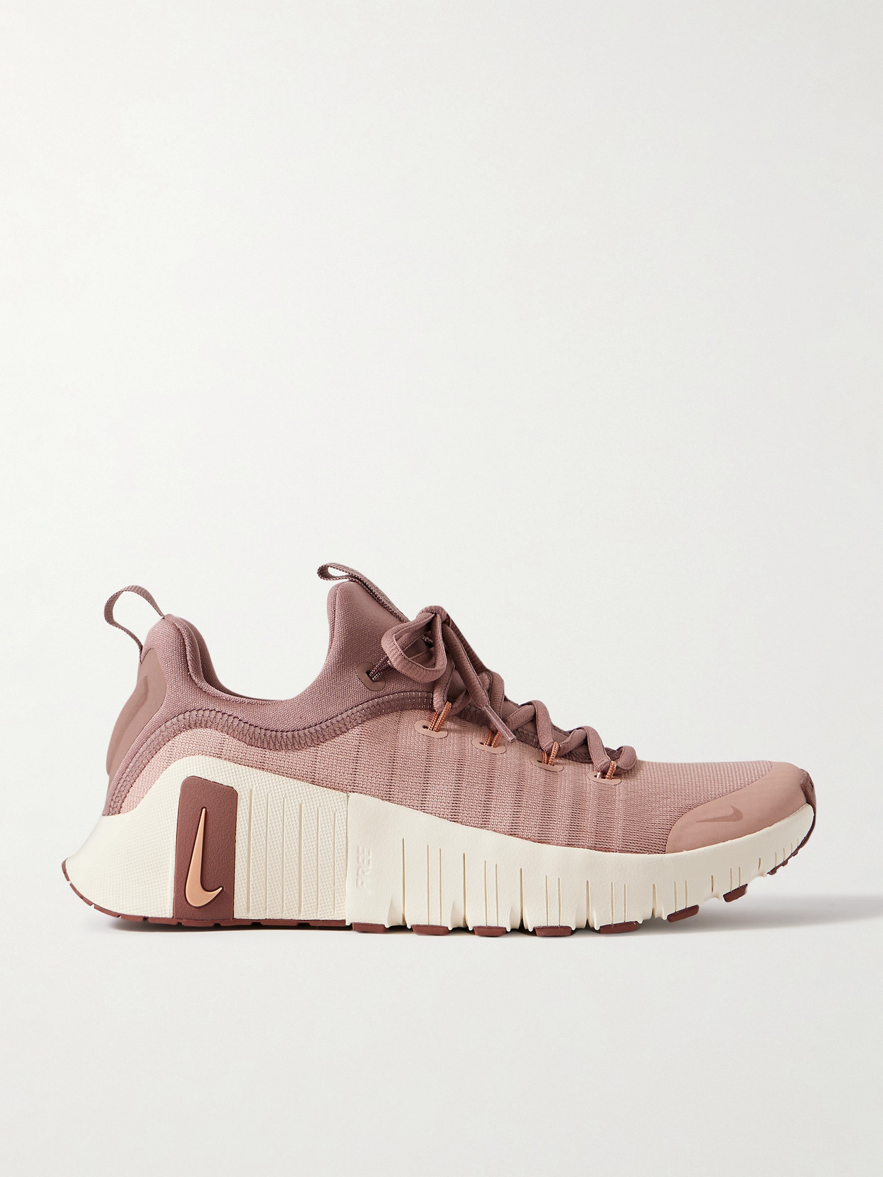 Nike Free Metcon 6 Mesh Sneakers In Pink
