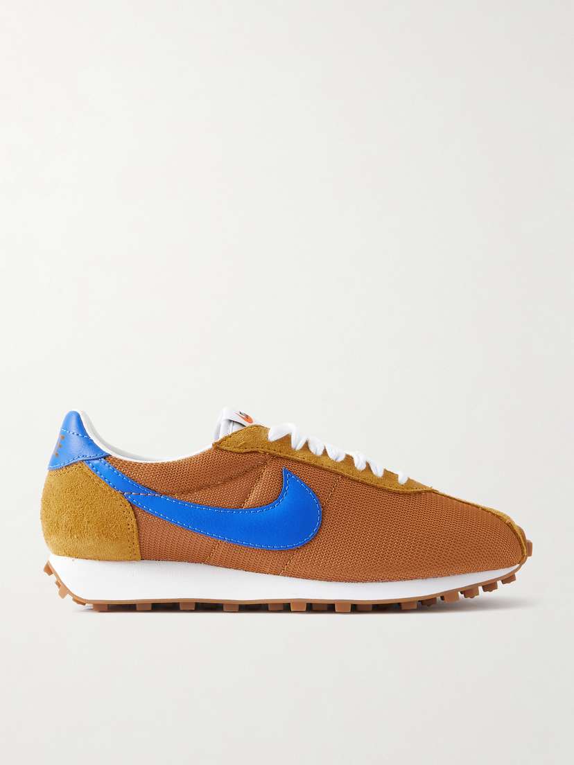 Nike Ld-1000 Leather And Suede-trimmed Mesh Sneakers