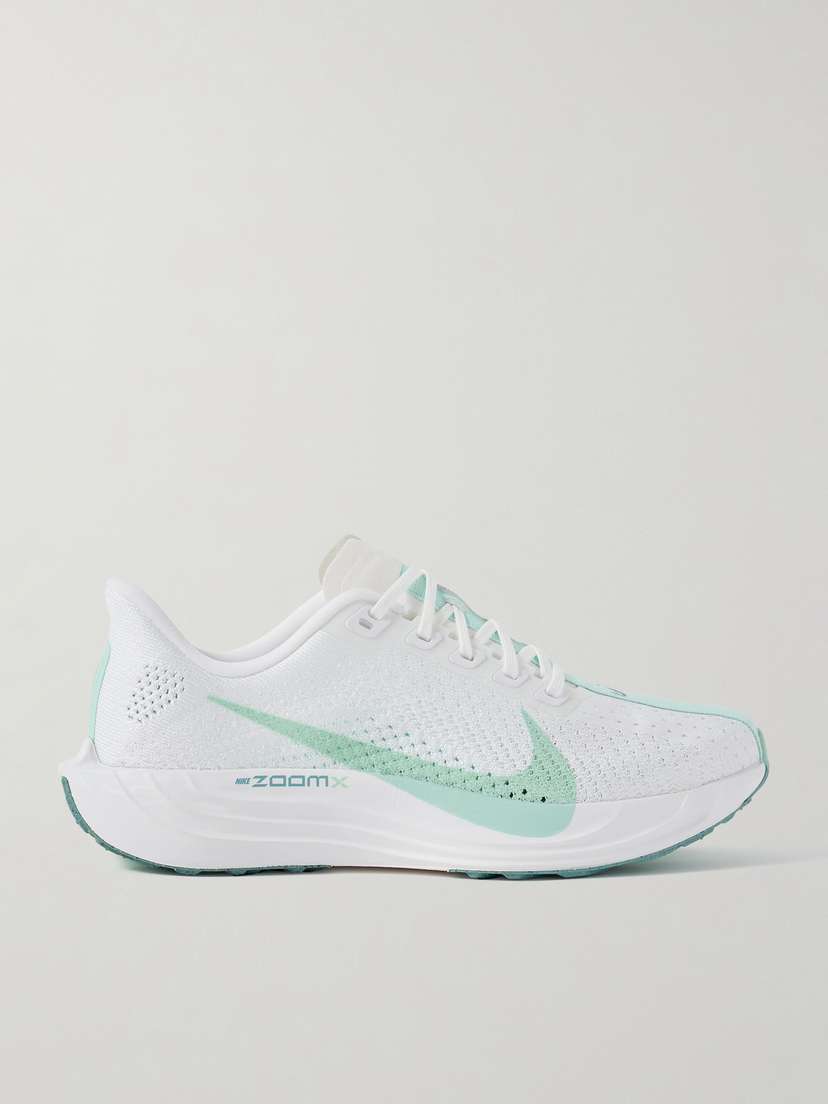 Nike Pegasus Plus Rubber-trimmed Flyknit Sneakers