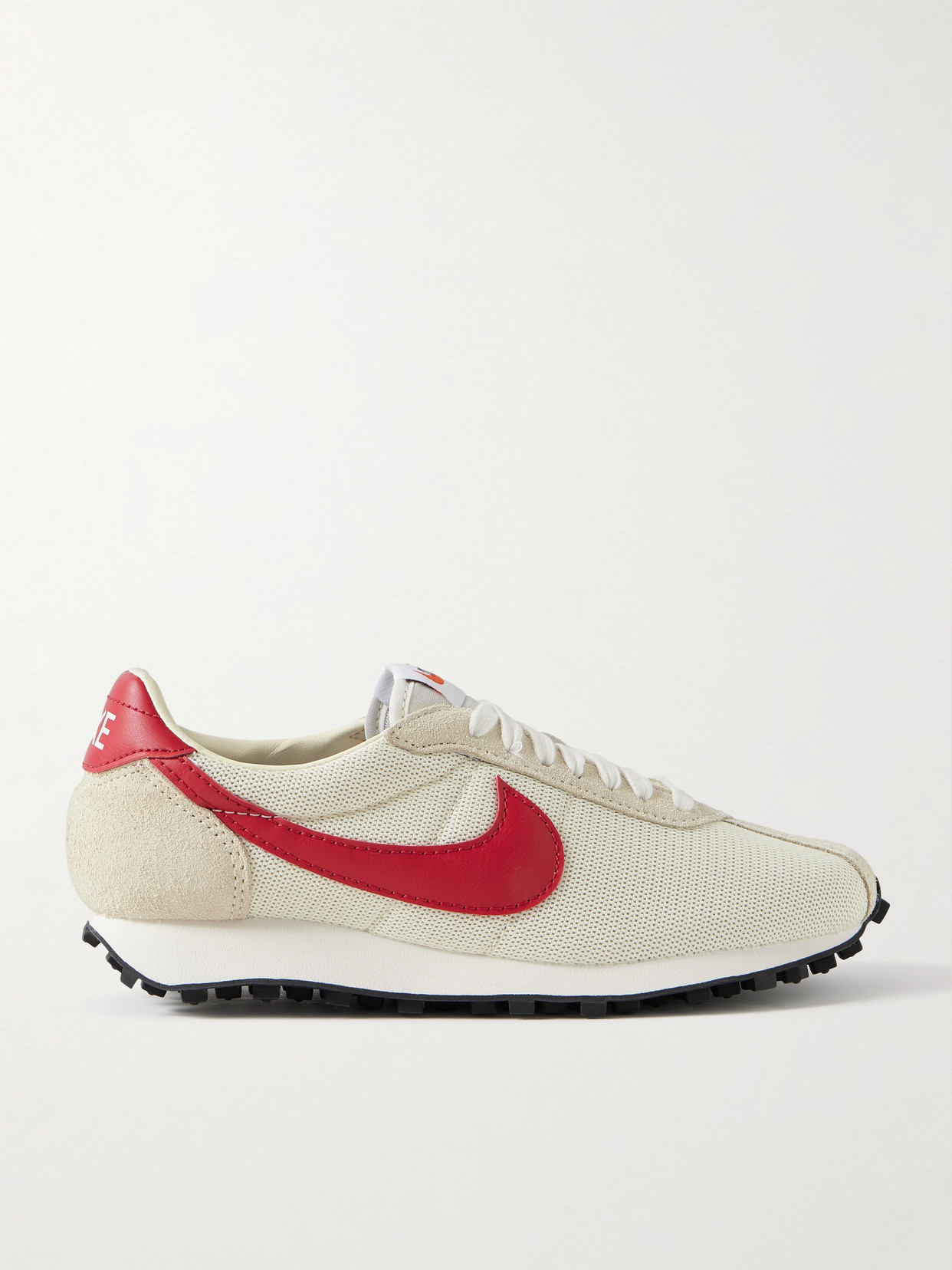 Nike Ld-1000 Suede And Leather-trimmed Mesh Sneakers In White
