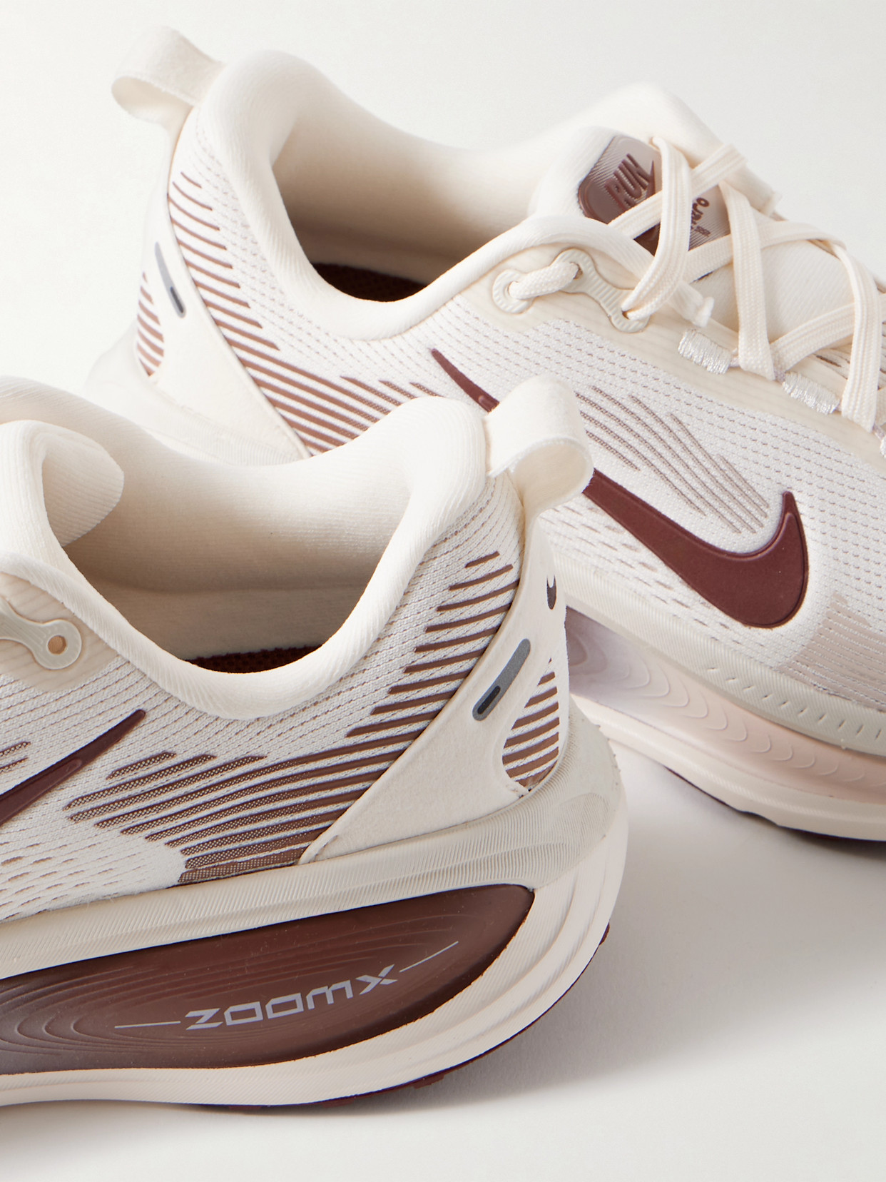 Nike Vomero 18 Leather And Rubber-trimmed Mesh Sneakers In White