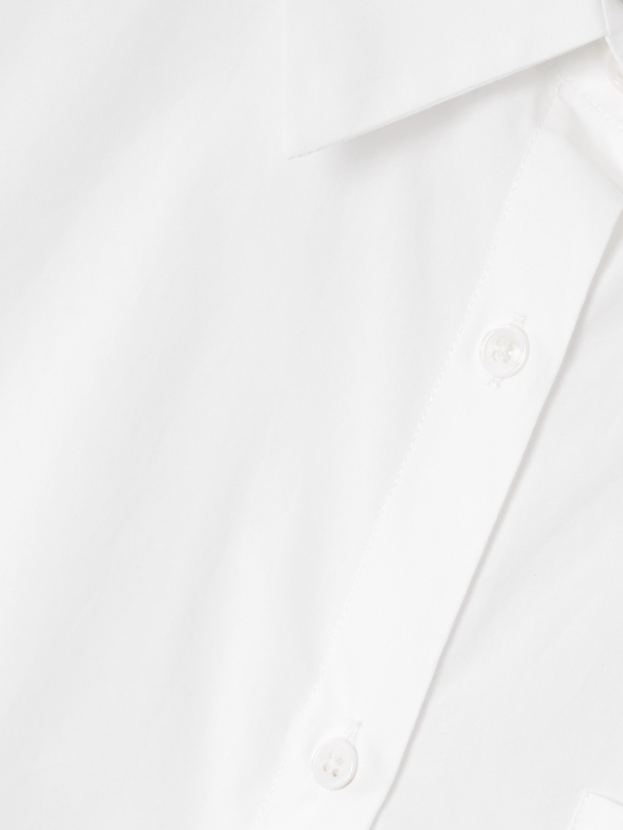 The Frankie Shop Helena Cotton-poplin Maxi Shirt Dress