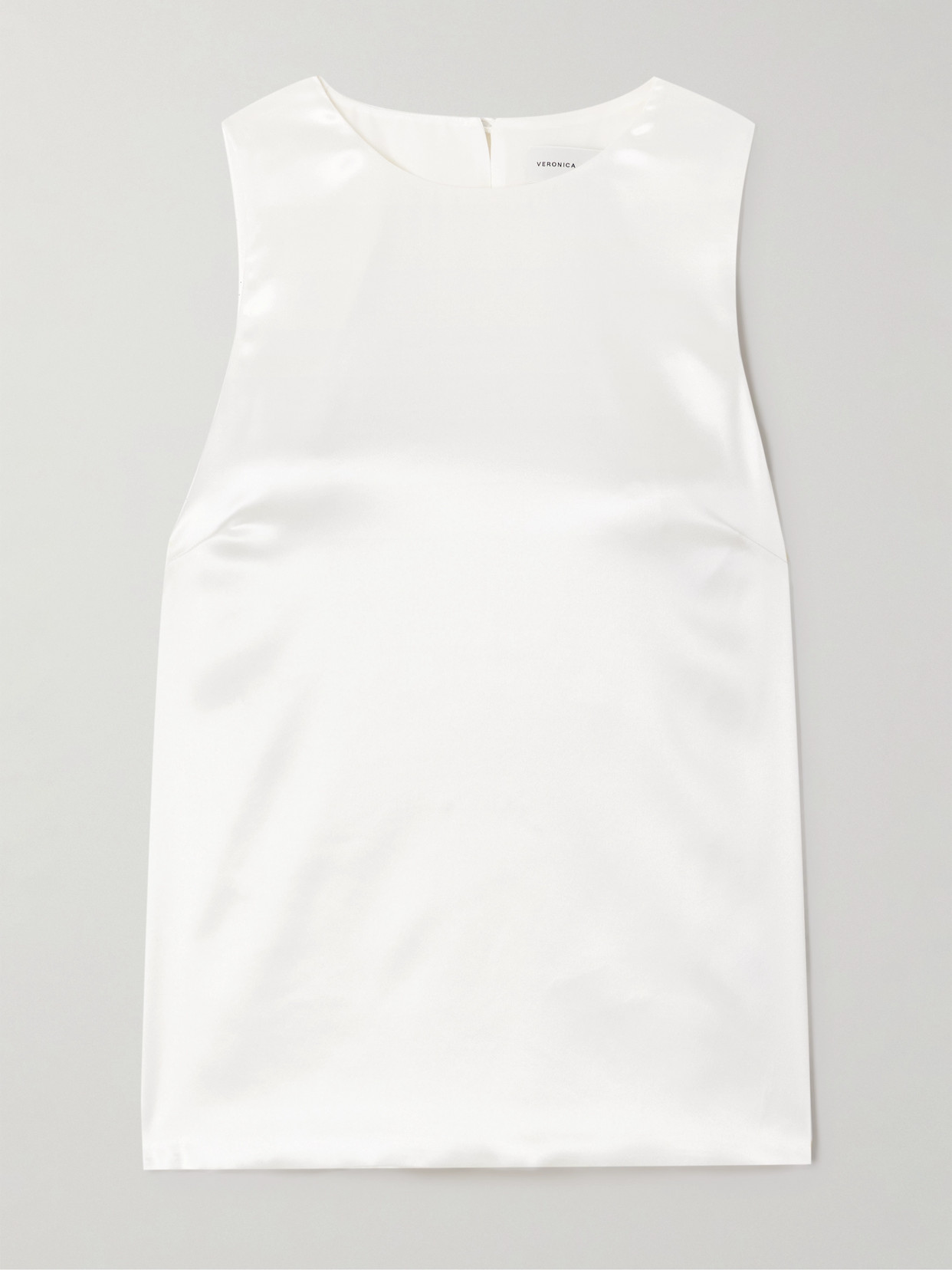 Veronica De Piante Evie Stretch-silk Satin Top