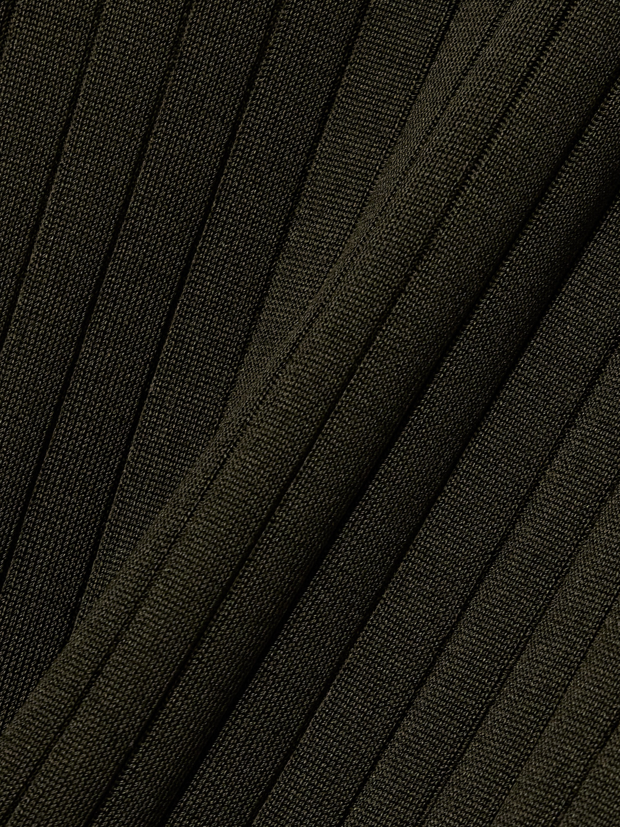 Veronica De Piante Elena Ribbed Silk-crepe Sweater
