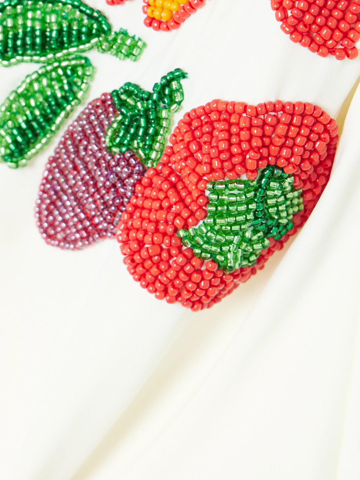 Staud Lea Bead-embellished Swimsuit