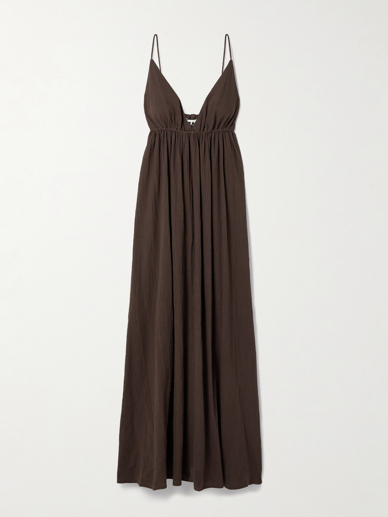 Staud Hanna Cotton-gauze Maxi Dress
