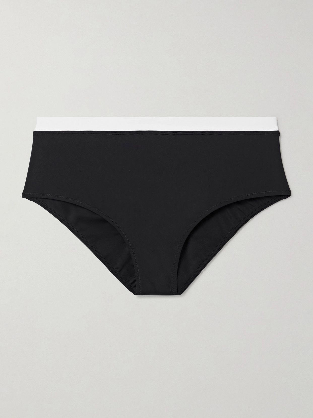 Staud Devon Two-tone Bikini Briefs