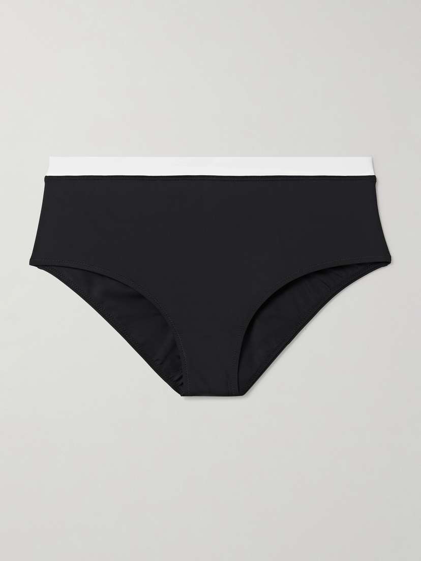 Staud Devon Two-tone Bikini Briefs