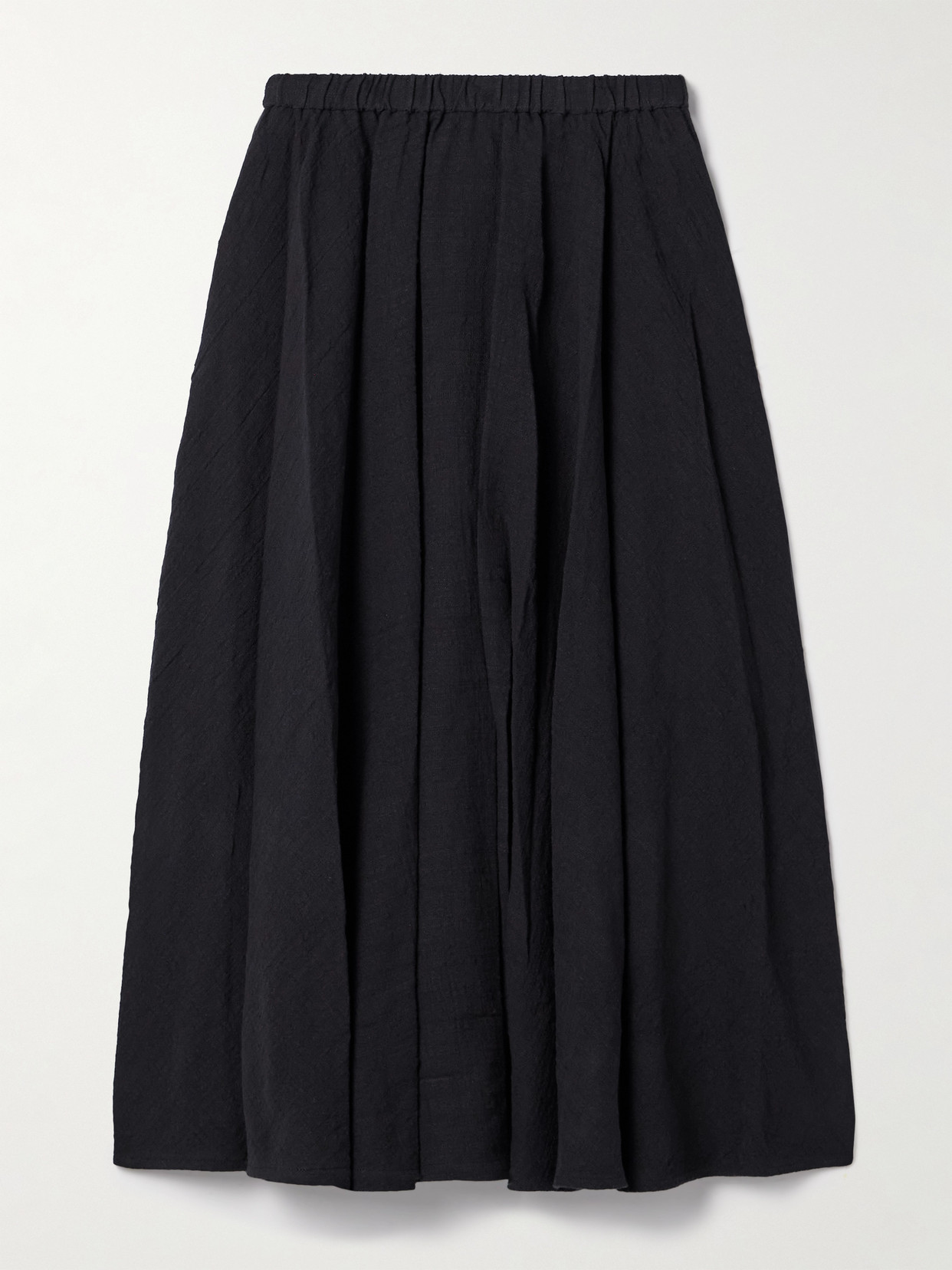 Staud Carla Cotton-gauze Midi Skirt