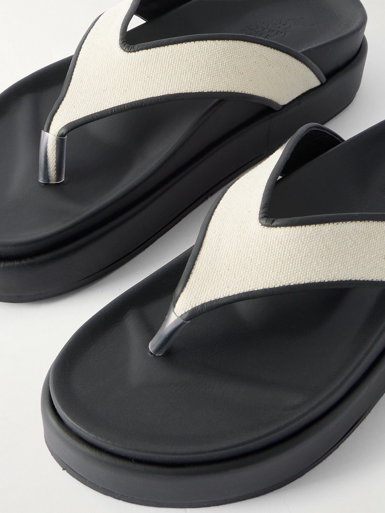 Charys2Flatform Rubber-Trimmed Canvas Platform Sandals