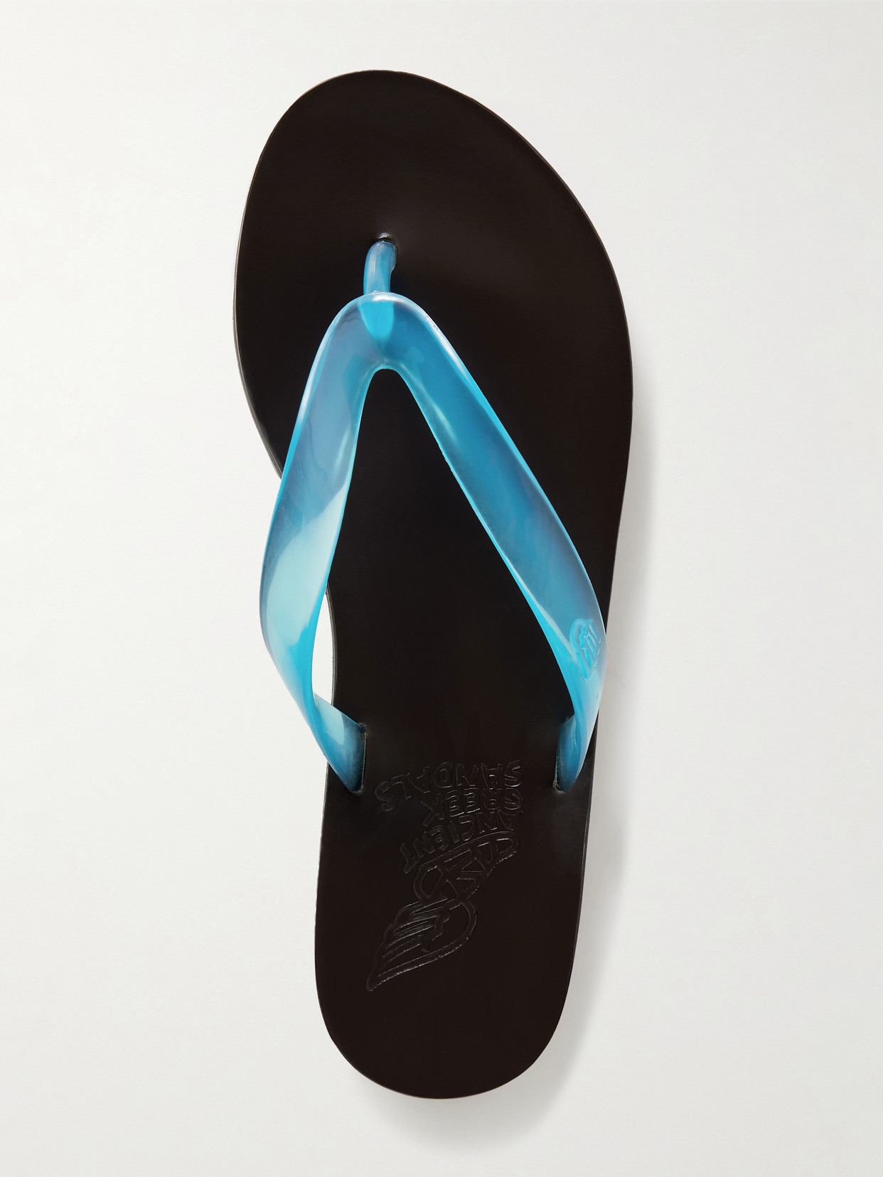 Ancient Greek Sandals Saionara Jelly Pvc Flip Flops In Blue