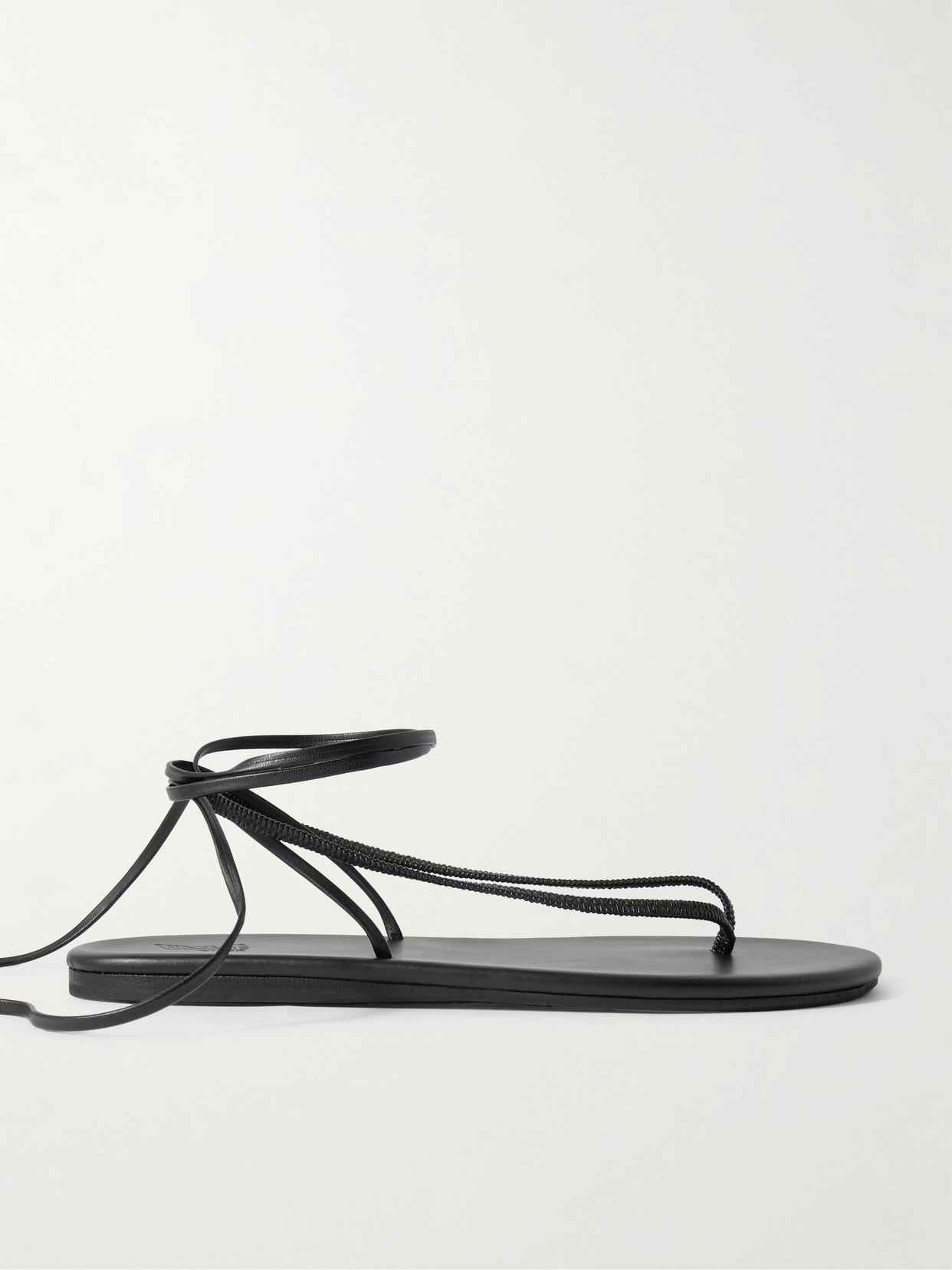 Ancient Greek Sandals - Sfendoni Sandals - Black
