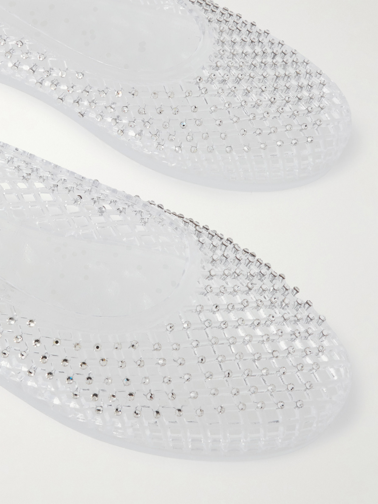Iro Crystal-Embellished Pvc Ballet Flats