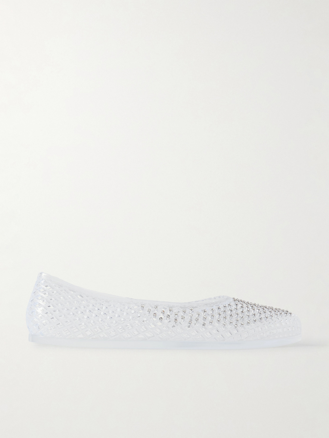 Iro Crystal-Embellished Pvc Ballet Flats