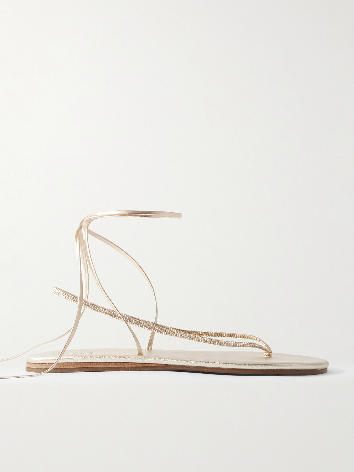 Ancient Greek Sandals Sfendoni Metallic Sandals