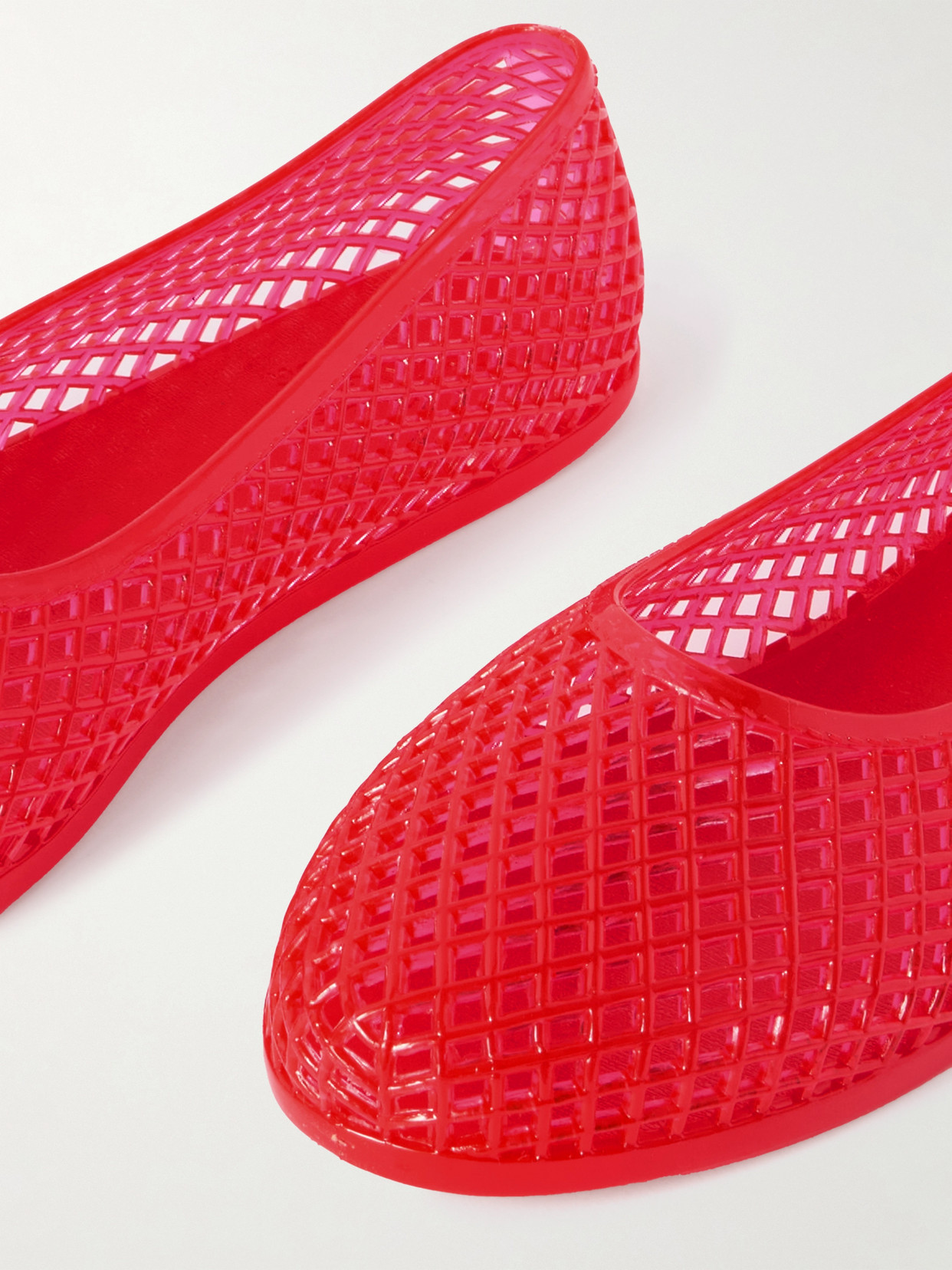 Ancient Greek Sandals Iro Pvc Ballet Flats In Red