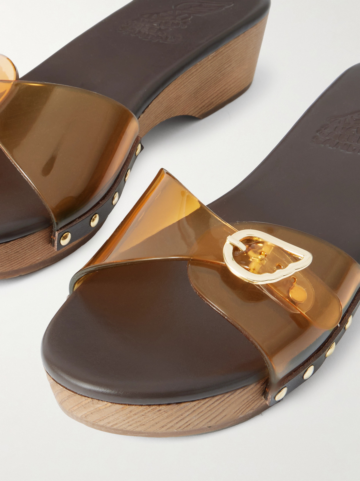 ANCIENT GREEK SANDALS OMONIA JELLY STUDDED PVC CLOGS