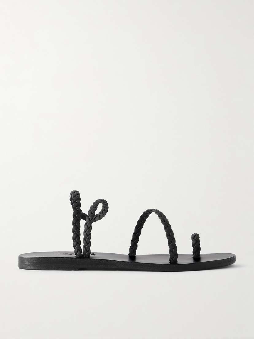 Ancient Greek Sandals Eleftheria Woven Leather Sandals