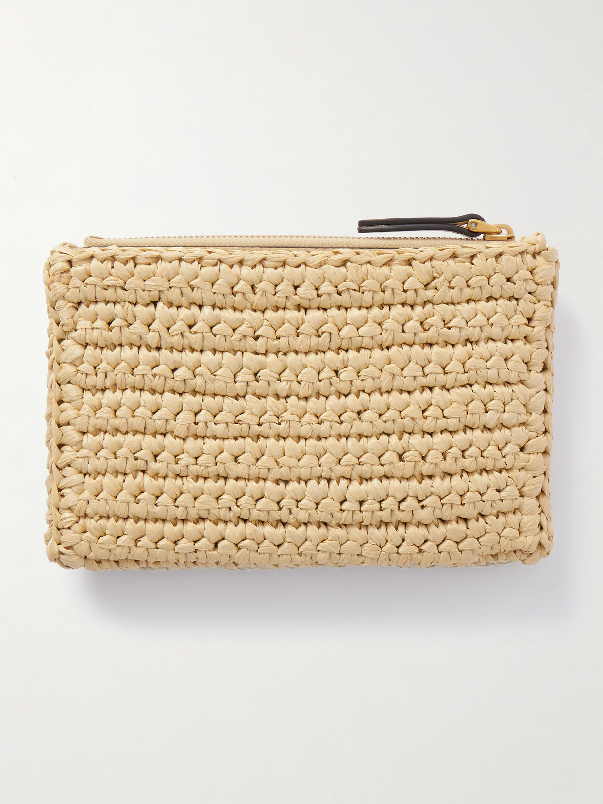 Valentino Viva Superstar Crocheted Faux Raffia Clutch