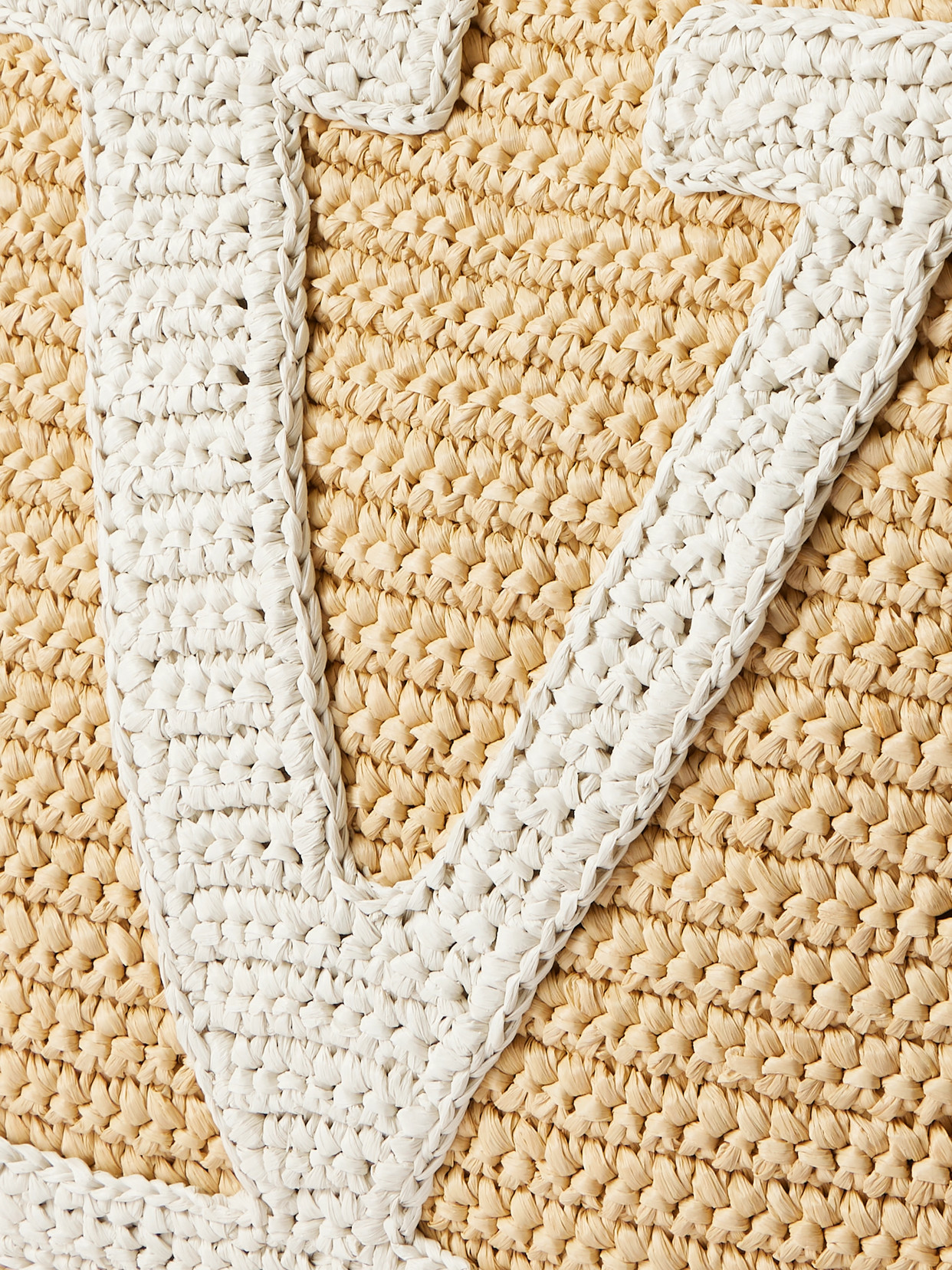 Valentino Viva Superstar Crocheted Raffia Tote