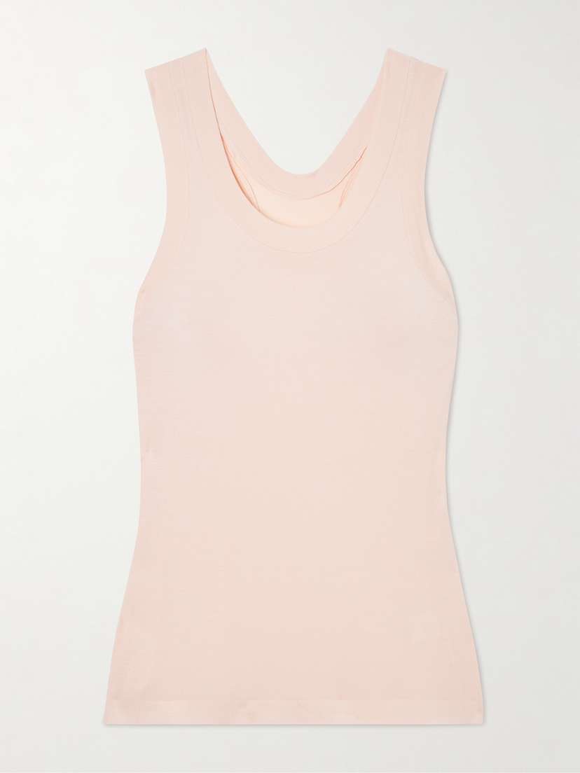 Norma Kamali Racer Stretch-jersey Tank