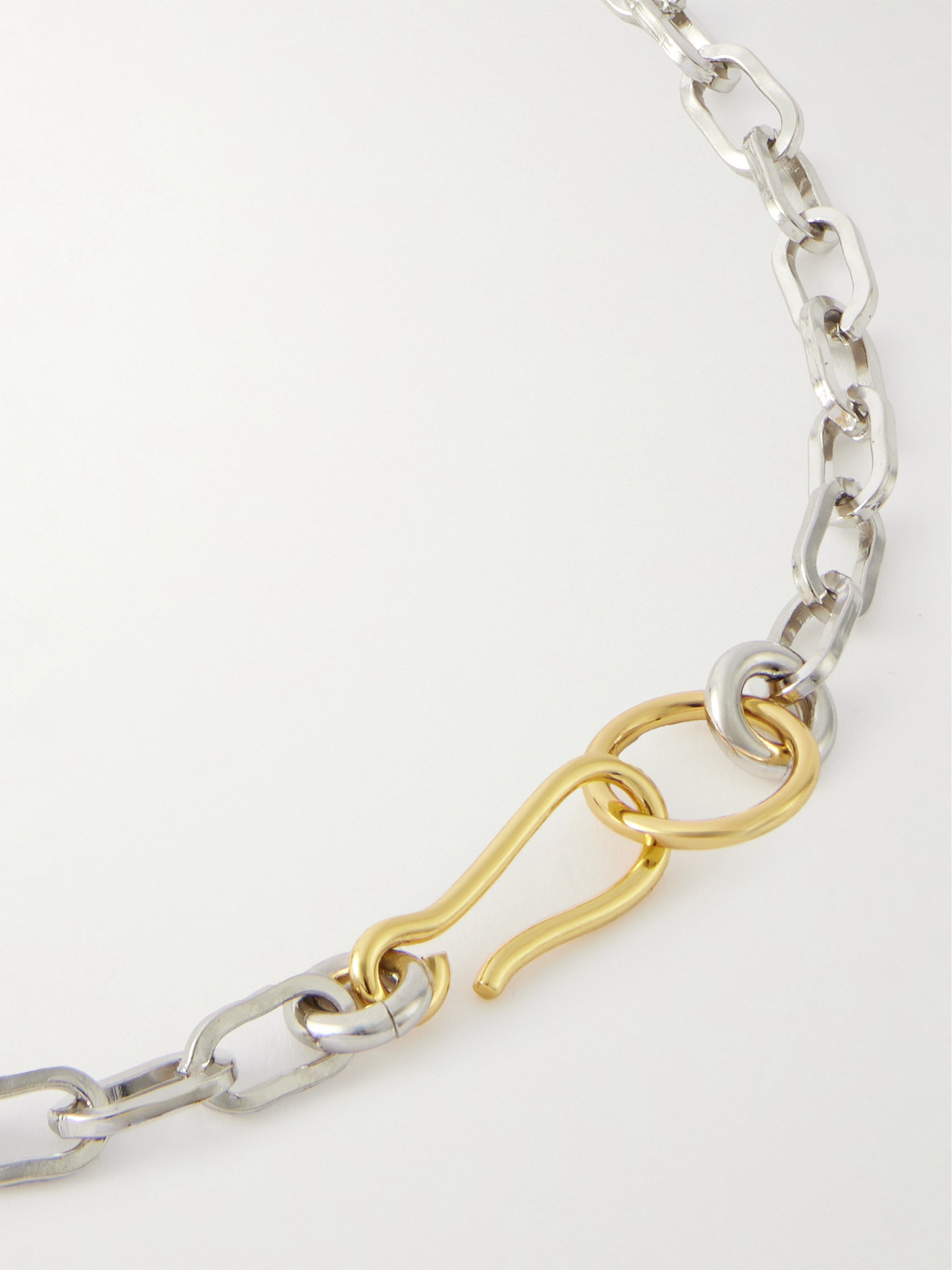Laura Lombardi Fara Platinum- And Gold-plated Recycled Necklace