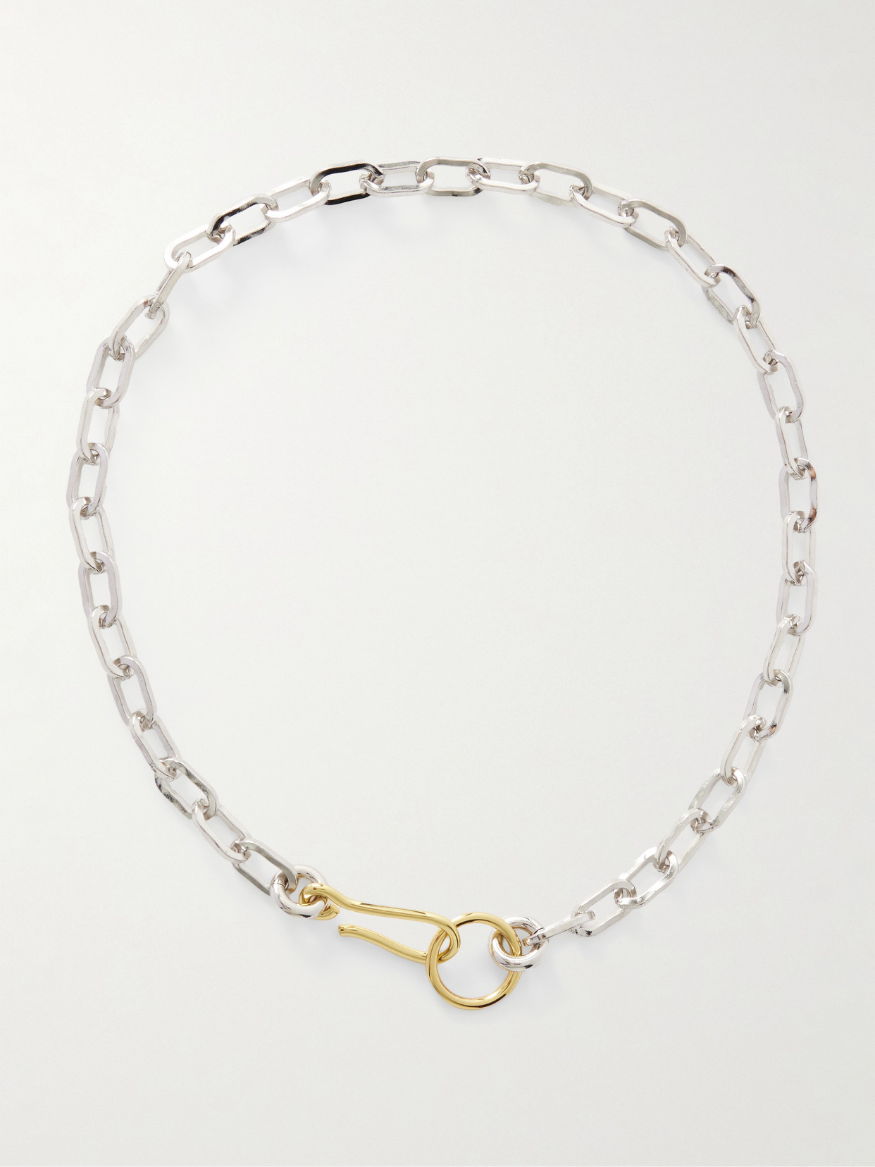 Laura Lombardi Fara Platinum- And Gold-plated Recycled Necklace