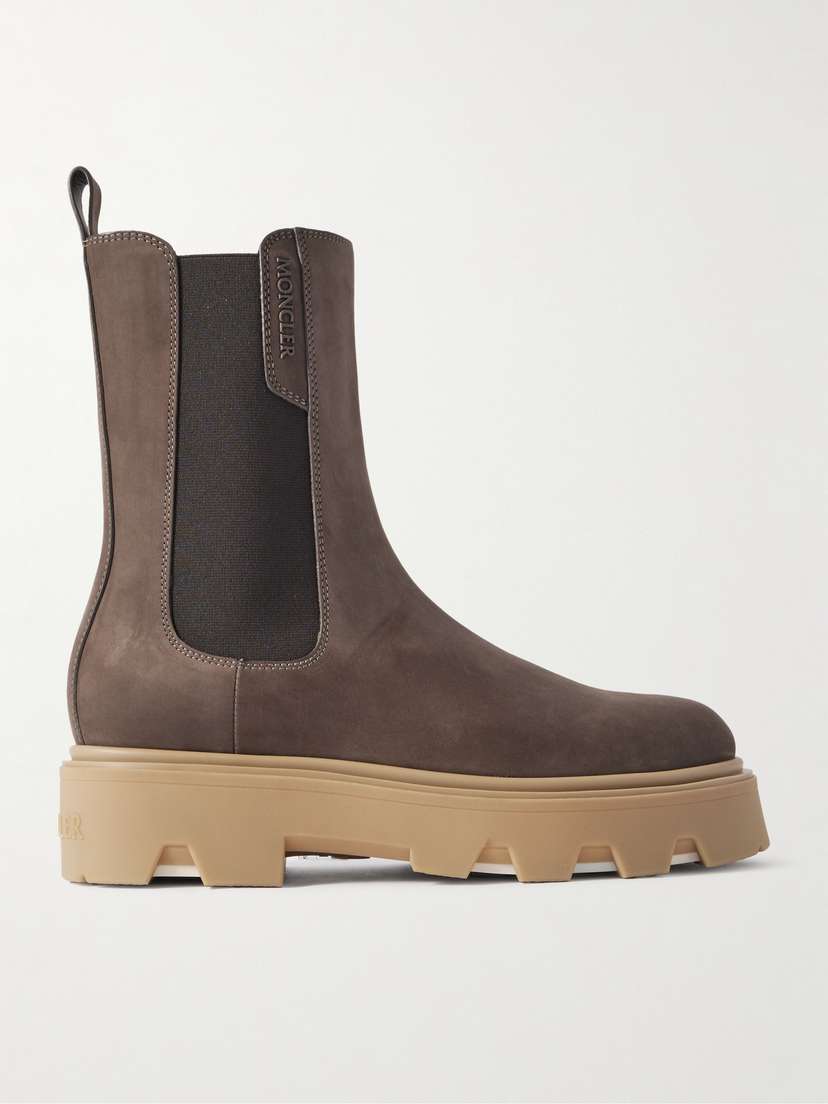 Moncler Aurea Suede Chelsea Boots