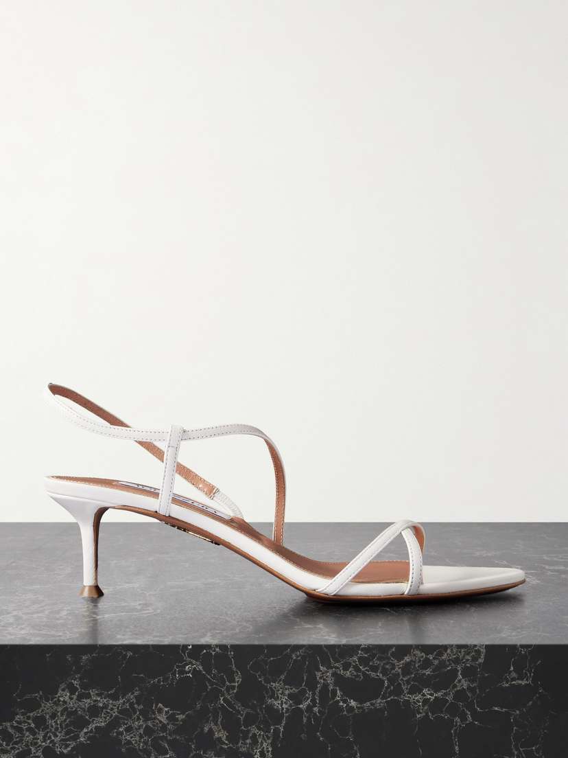 Aquazzura Tease 50 Leather Sandals