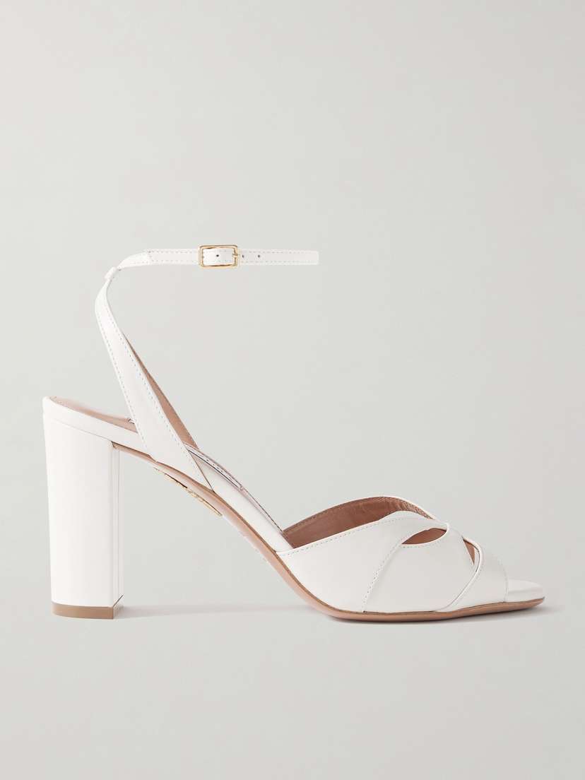 Aquazzura Moves 85 Leather Sandals