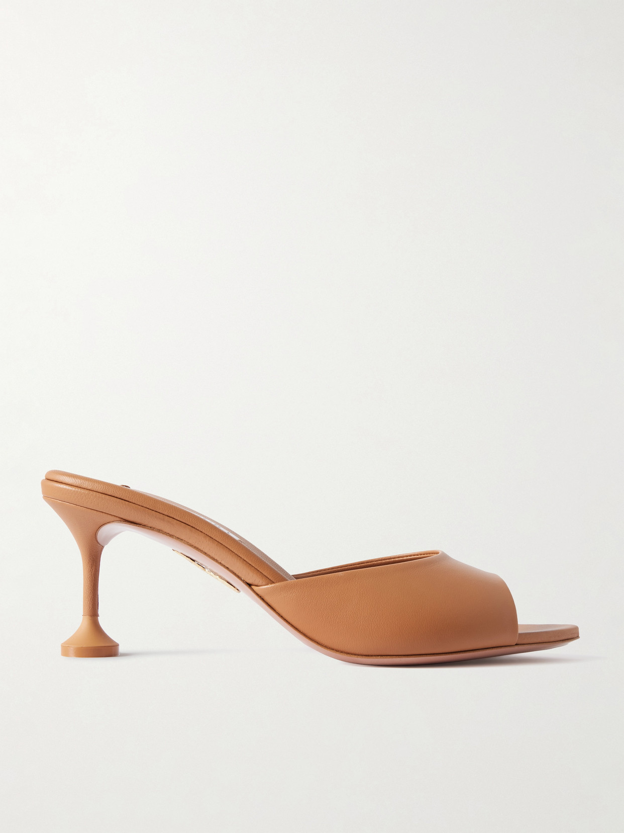 Aquazzura Bisous 65 Leather Mules