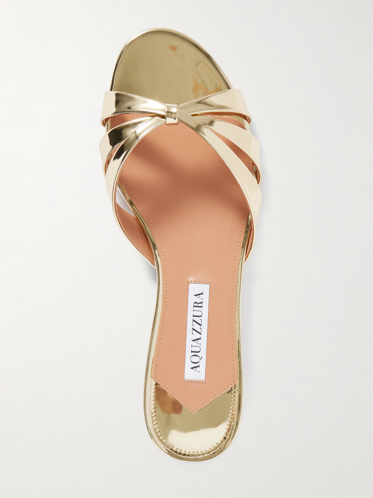 Aquazzura Tati Faux Leather Sandals