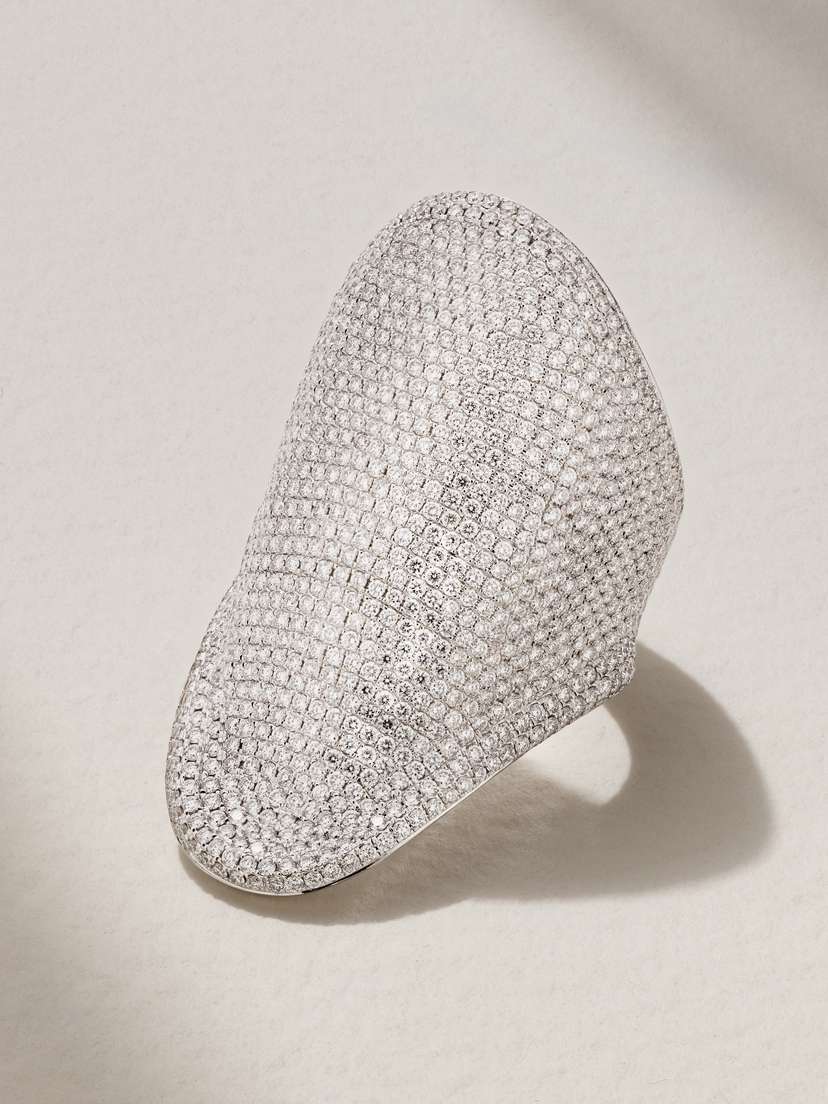 Maison H Jewels 18-karat White Gold Diamond Ring