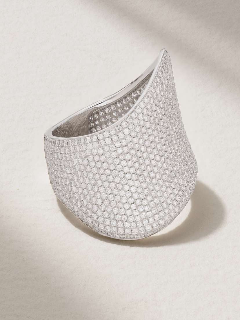 Maison H Jewels 18-karat White Gold Diamond Ring