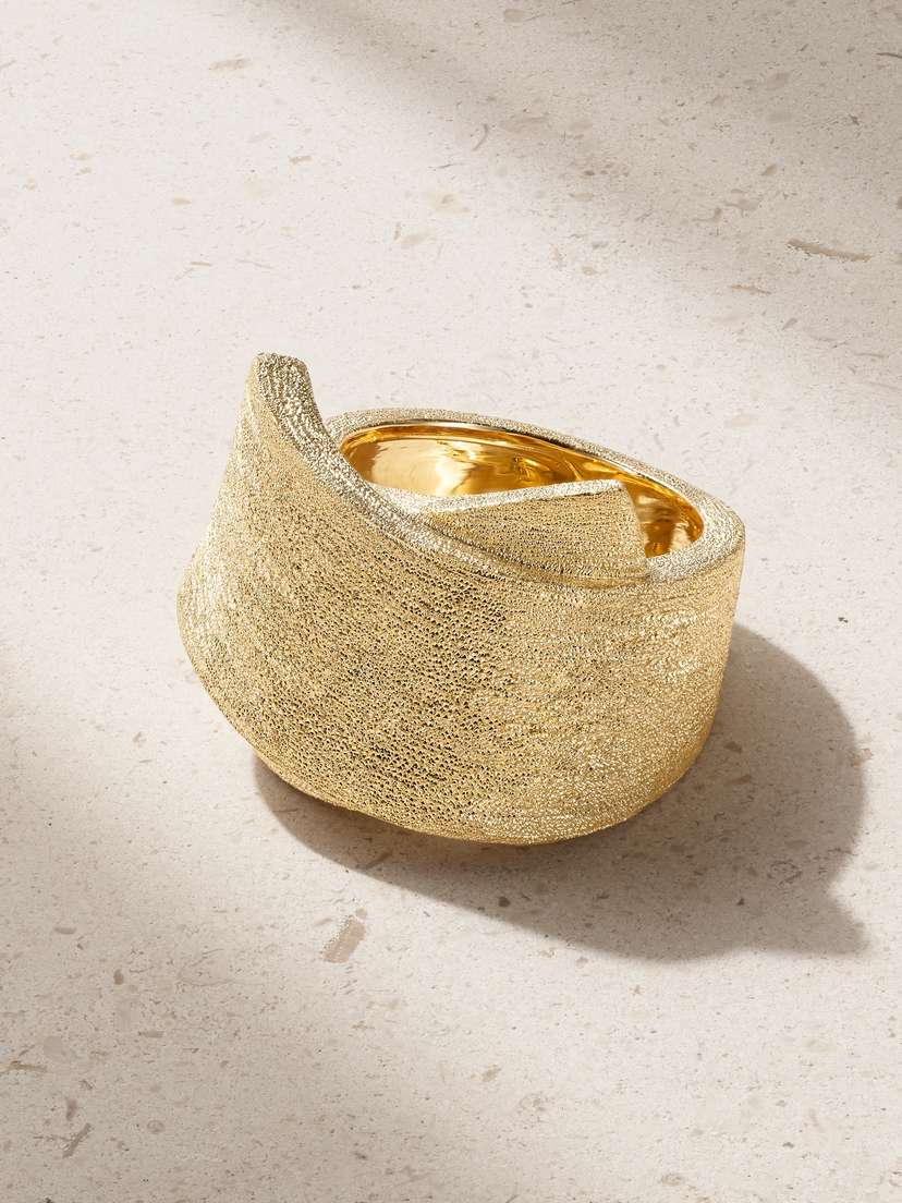 Maison H Jewels Sands Finishing 18-karat Gold Ring