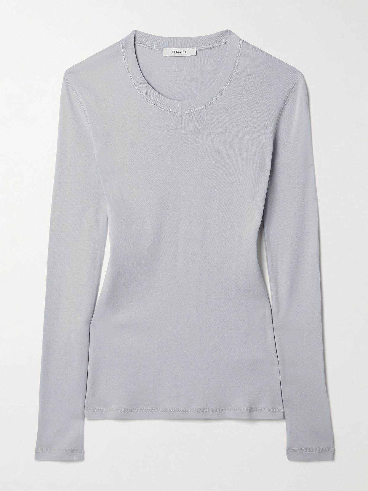 Lemaire Cotton-jersey T-shirt In Gray