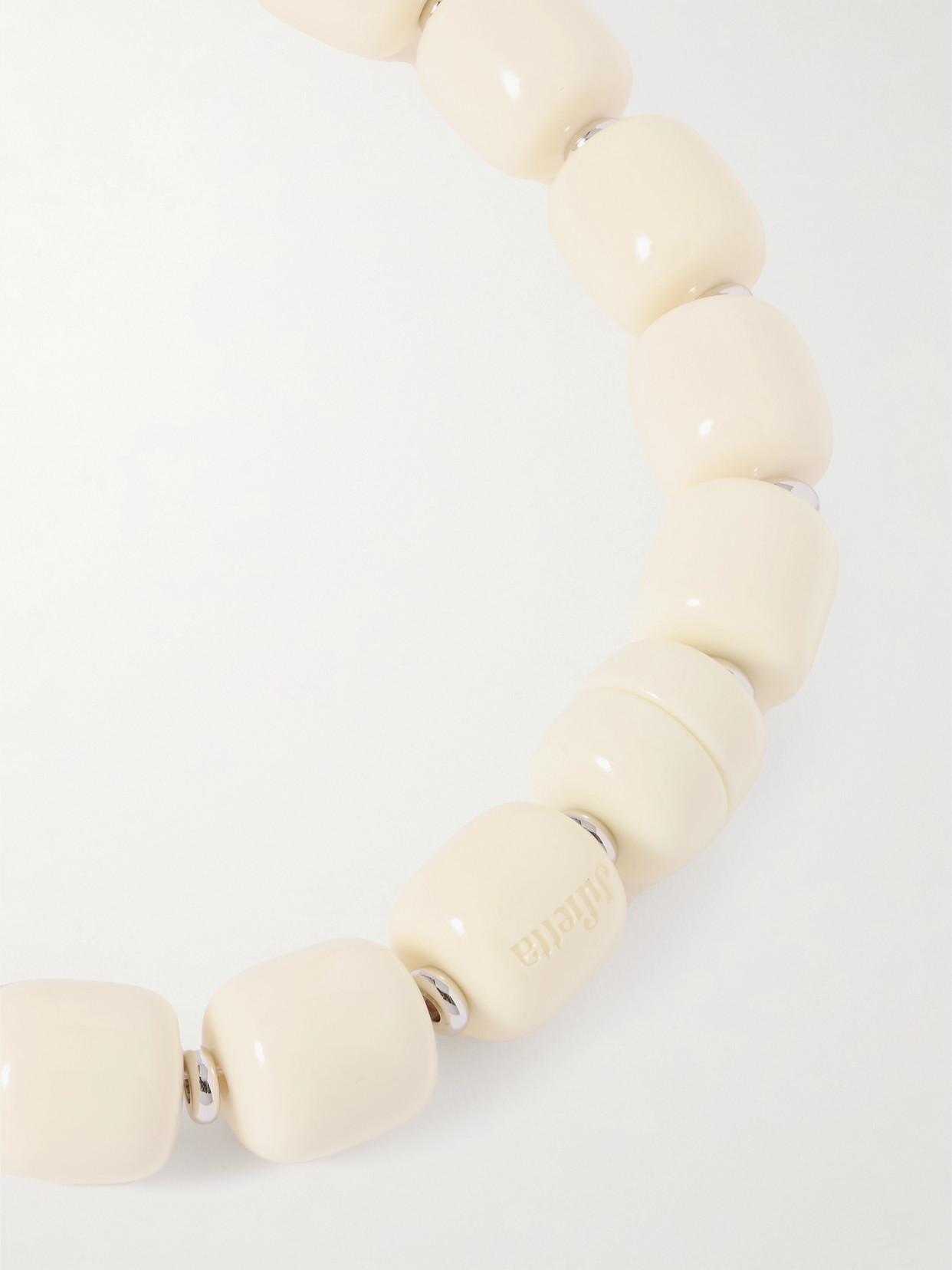 Julietta Amore Silver-tone And Resin Necklace