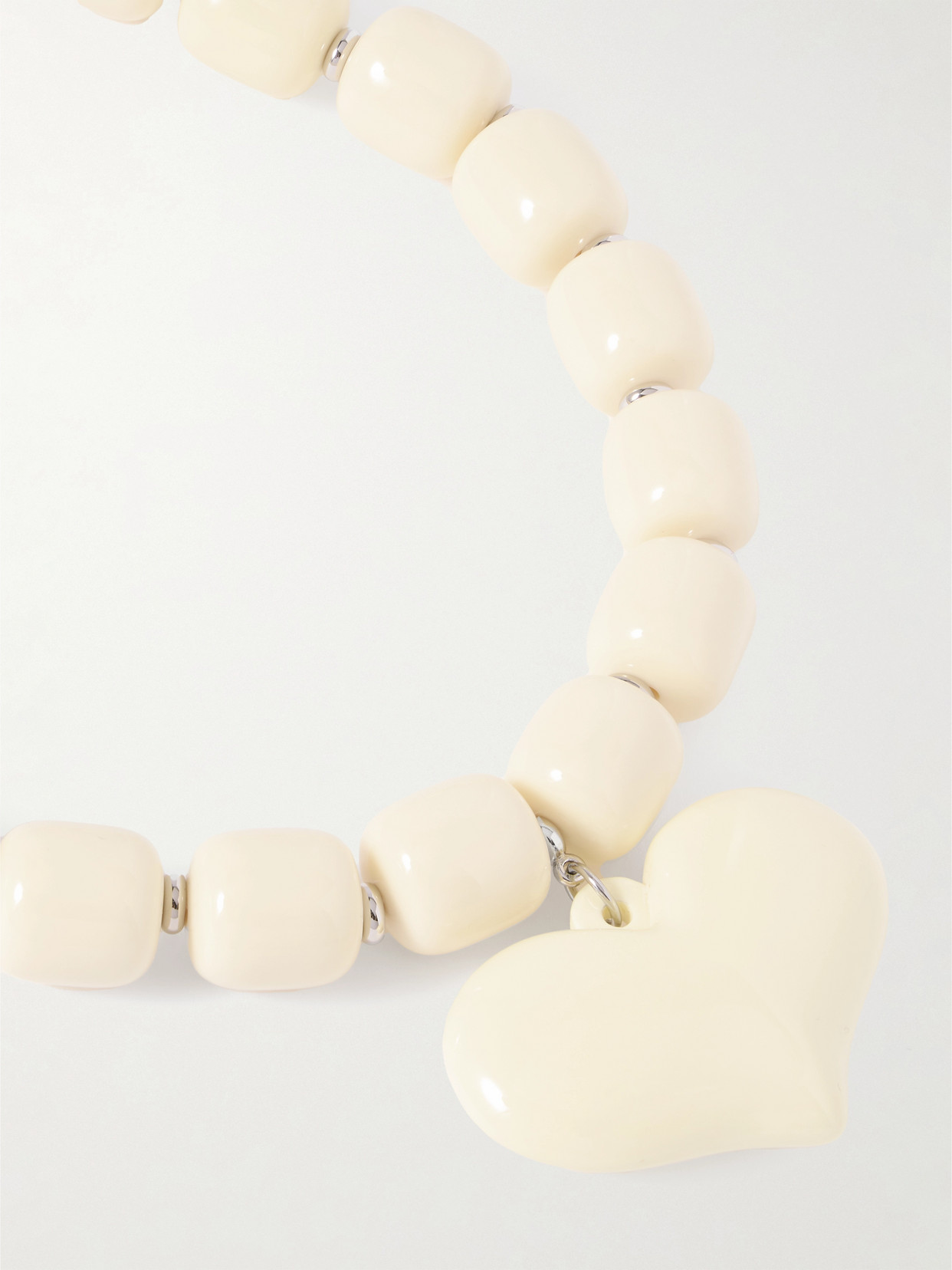 Julietta Amore Silver-tone And Resin Necklace