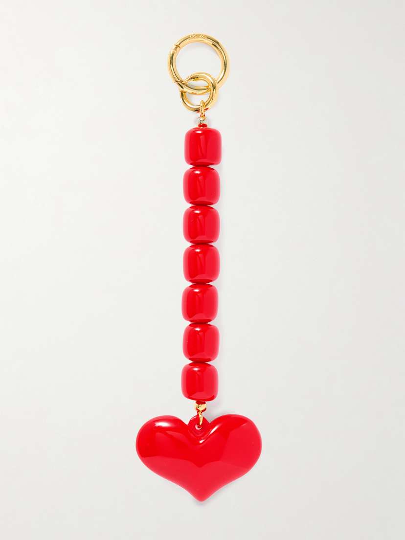 Julietta Gold-tone Resin Bag Charm