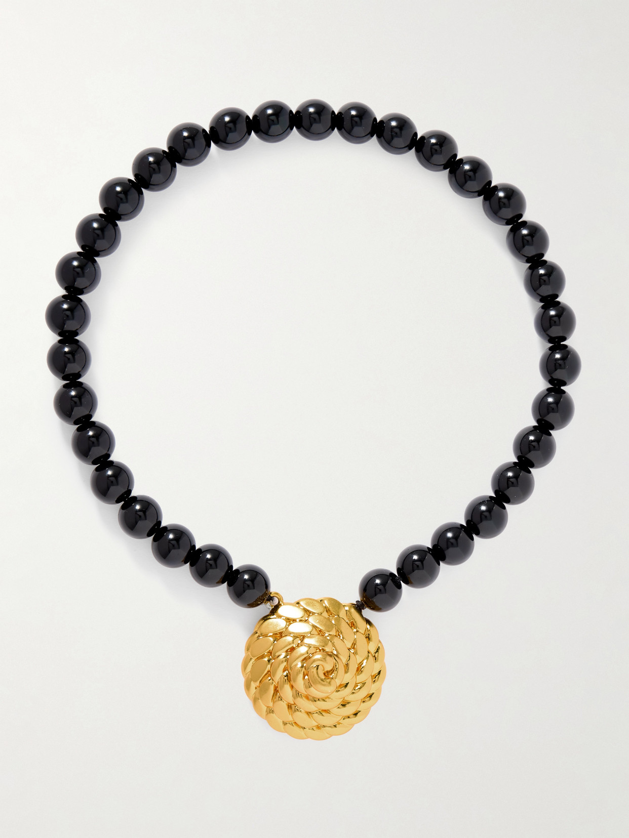 Julietta Gold-tone Resin Necklace