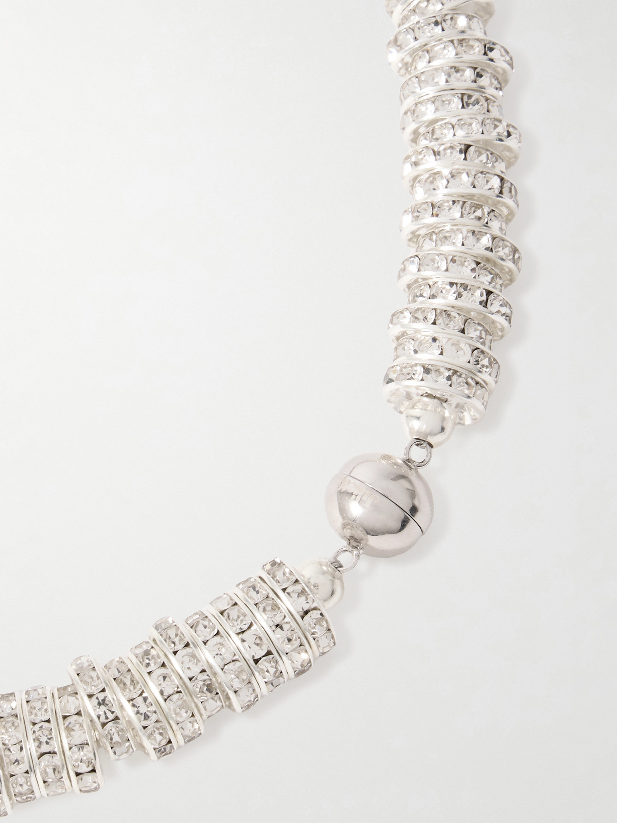 Shop Julietta Silver-tone Faux Pearl And Swarovski Crystal Necklace